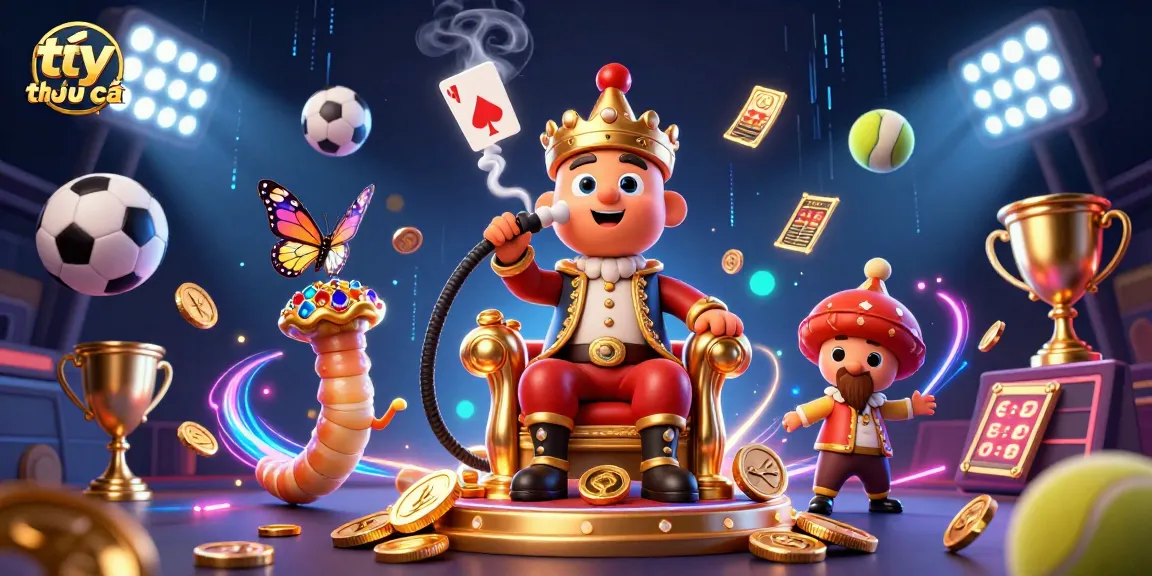 Engage with tỷ lệ nhà cái through dynamic sports-themed illustrations, showcasing betting excitement.