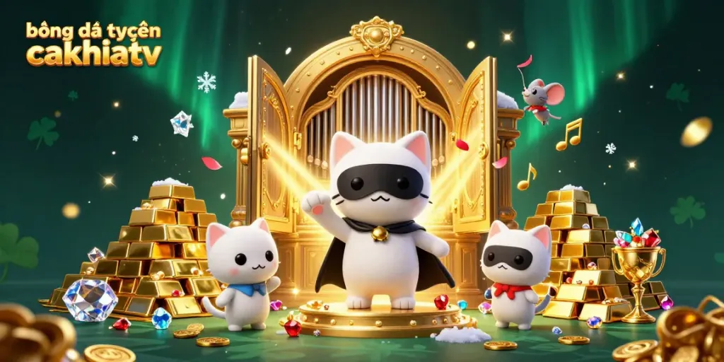 Experience bóng đá trực tuyến cakhiatv with thrilling 3D casino illustration showcasing a dynamic scene.