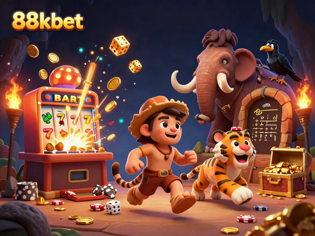 Experience the vibrant excitement of 88kbet with a lively casino scene full of adventures and rewards.