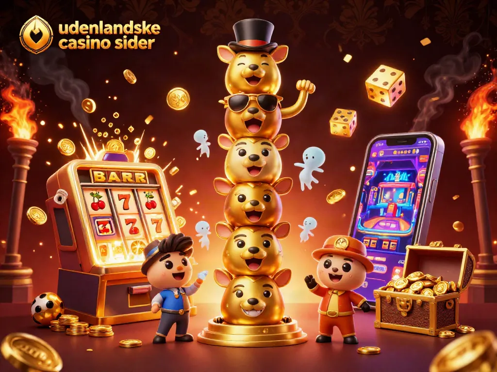 Experience the thrill of udenlandske casino sider with vibrant slot machines and 3D totem animations bursting with excitement.