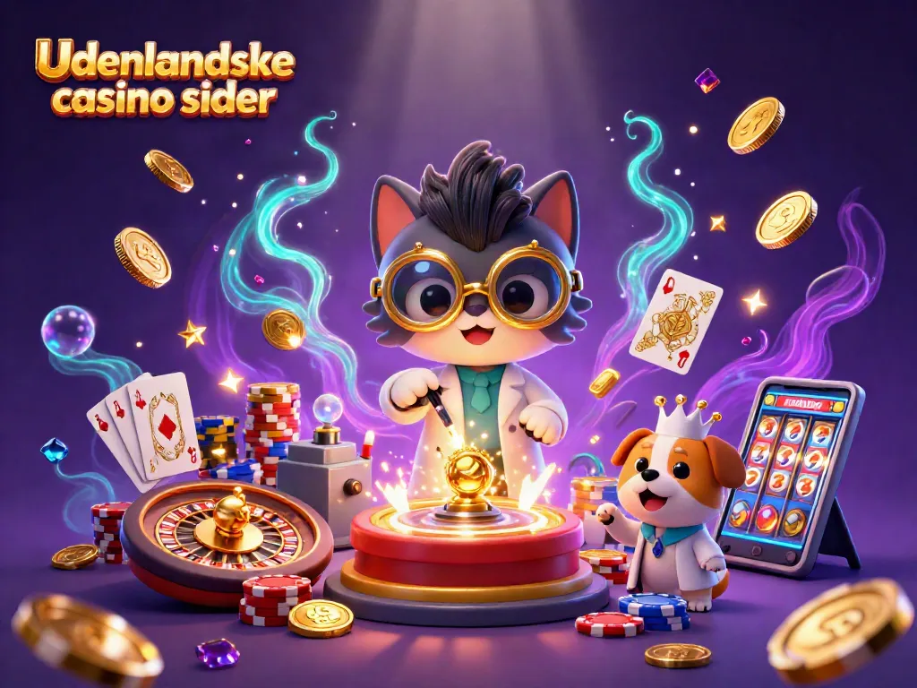 Experience the thrill with udenlandske casino sider featuring vibrant casino elements and action.