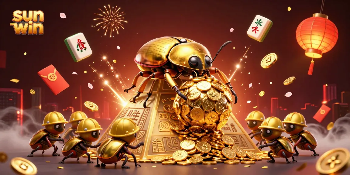 Elevate your gameplay with sun win and its golden jackpot treasures in a vibrant 3D illustration.