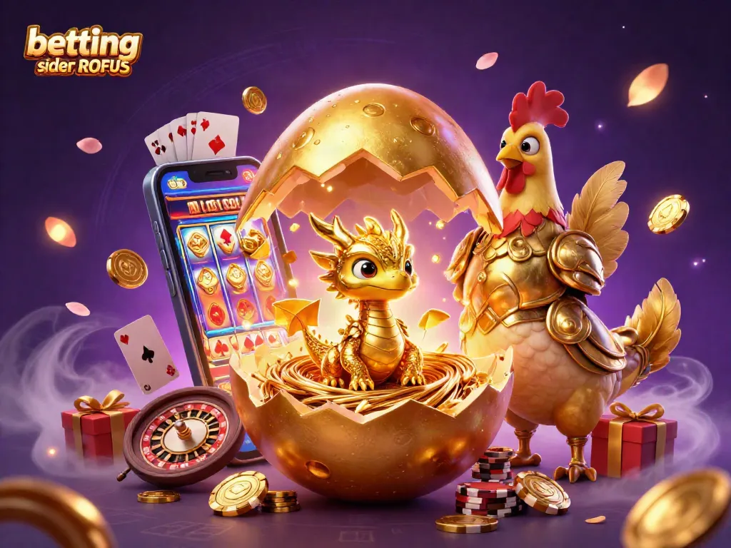 Betting sider uden ROFUS illustrated in vibrant 3D, showcasing a golden dragon and casino elements.