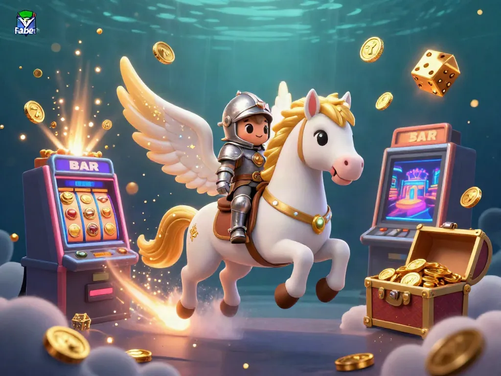 Experience the thrill of Fabet with dynamic gaming visuals and jackpot excitement.