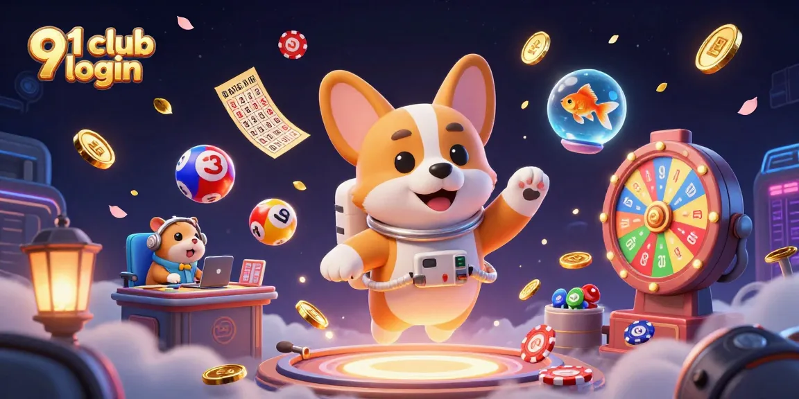 Earn rewards with 91 club login in this vibrant casino scene, showcasing exciting game elements.